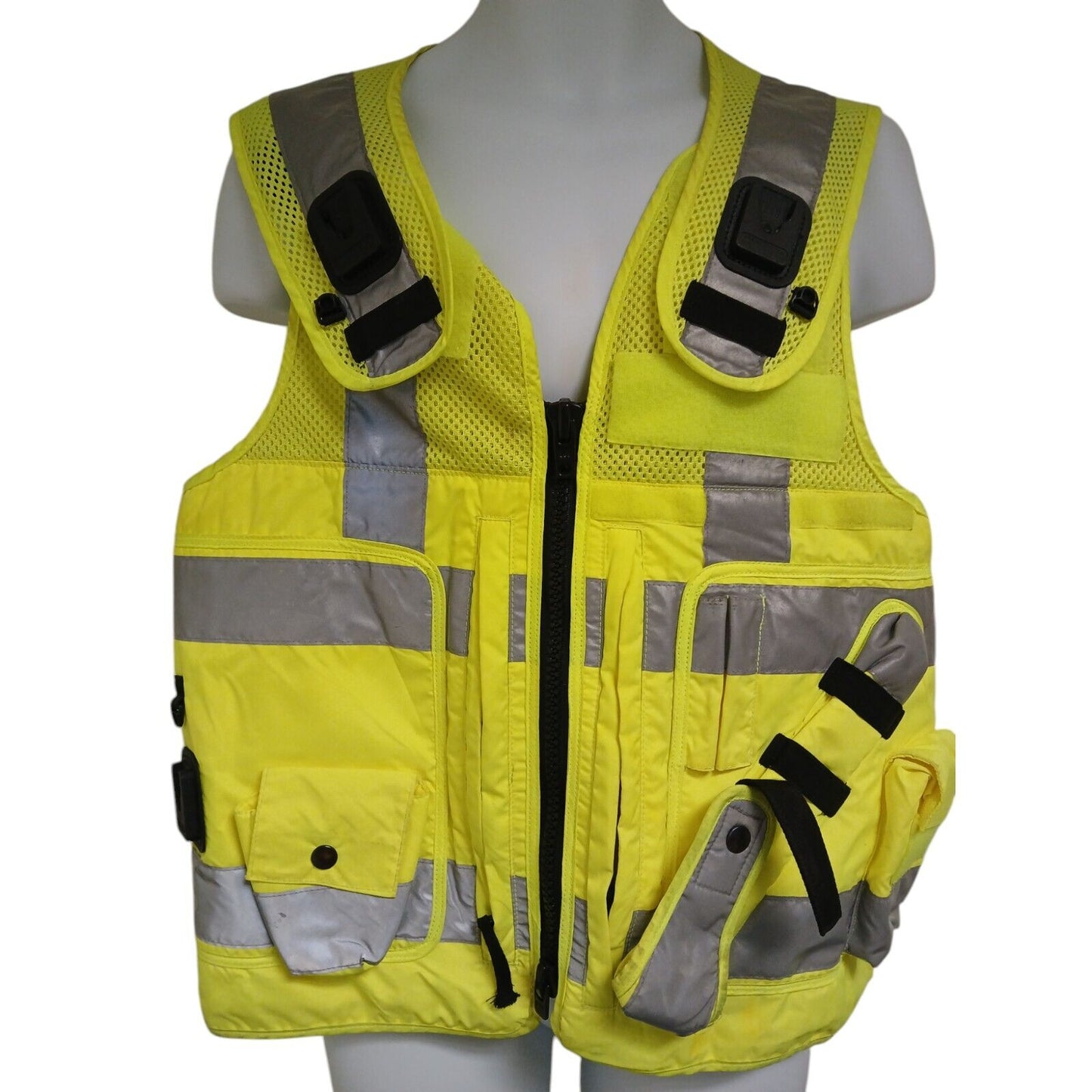 Mehler Vario System Vest Tactical Hi Viz Vis Klickfast Large Police Security