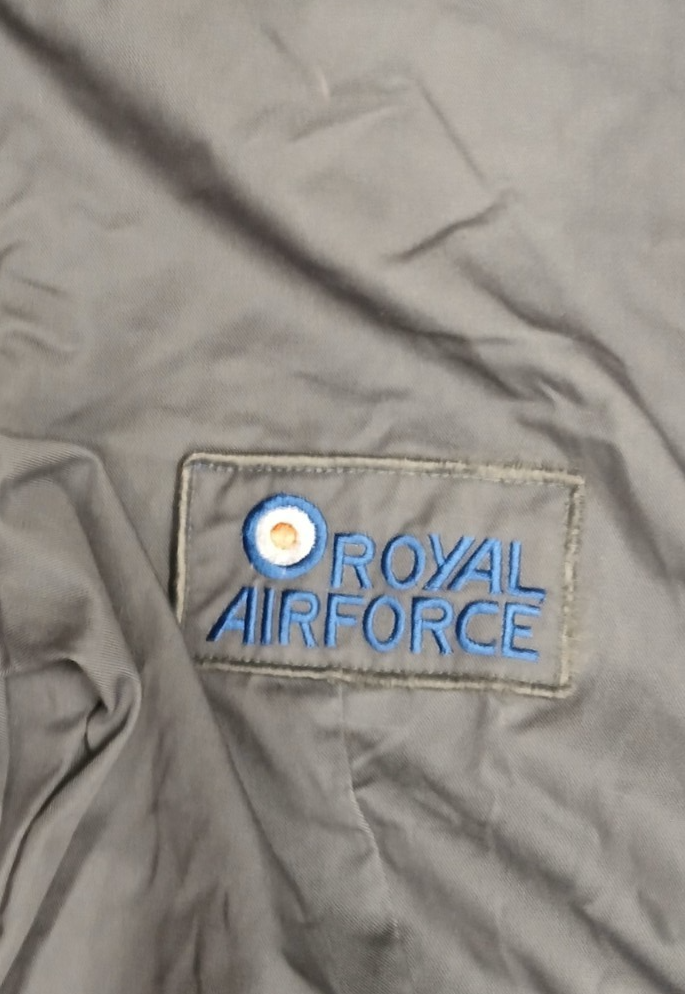 RAF British Military Coverall Suit Grey Blue Boiler Jump Royal Air Force Work