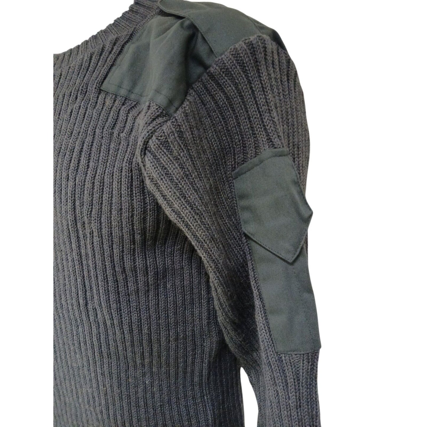 RAF Utility Jumper Round Neck Blue Grey Pullover Military Heavy