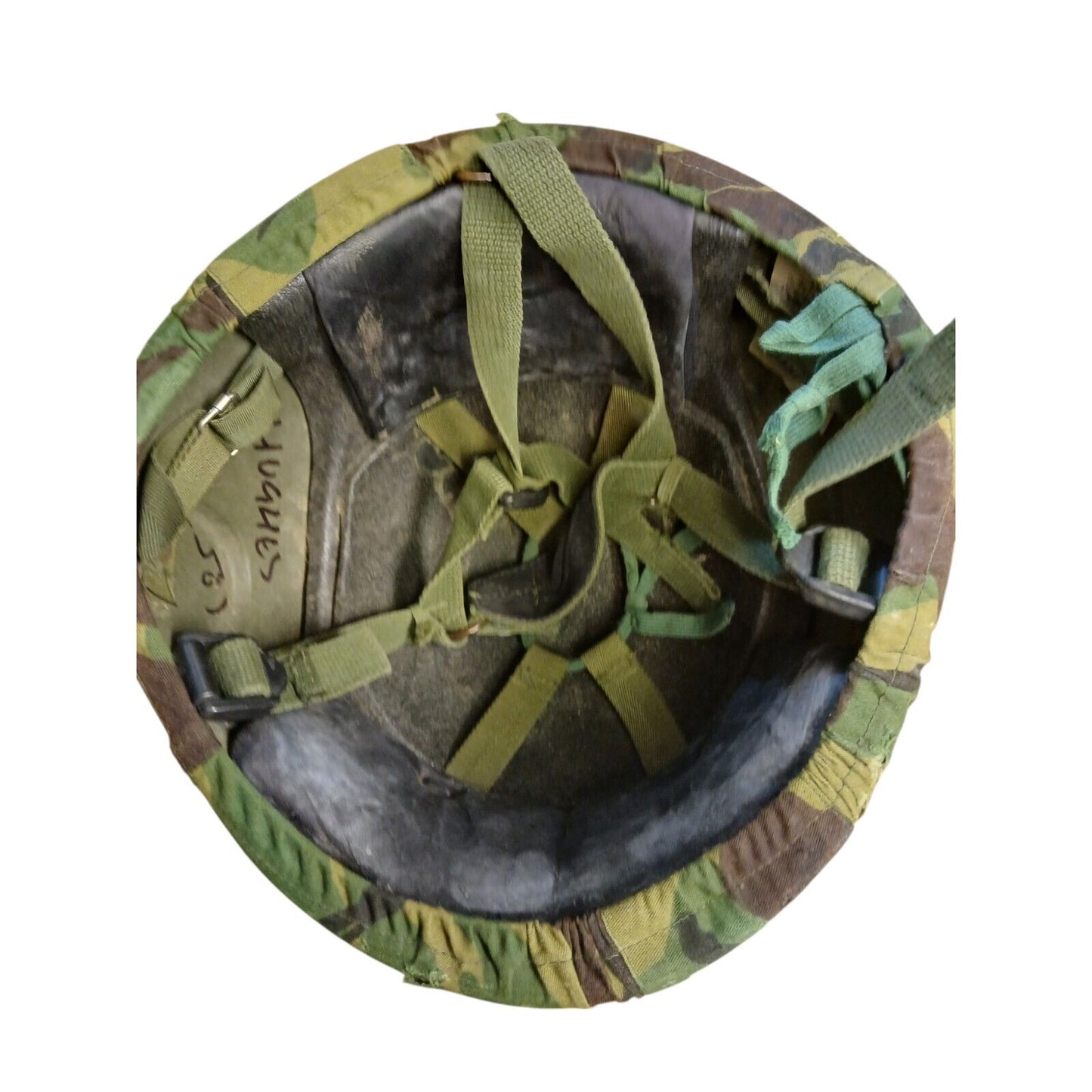 British Army GS MK6 Helmet Combat With DPM Cover Small 1987 8470-99-132-6005