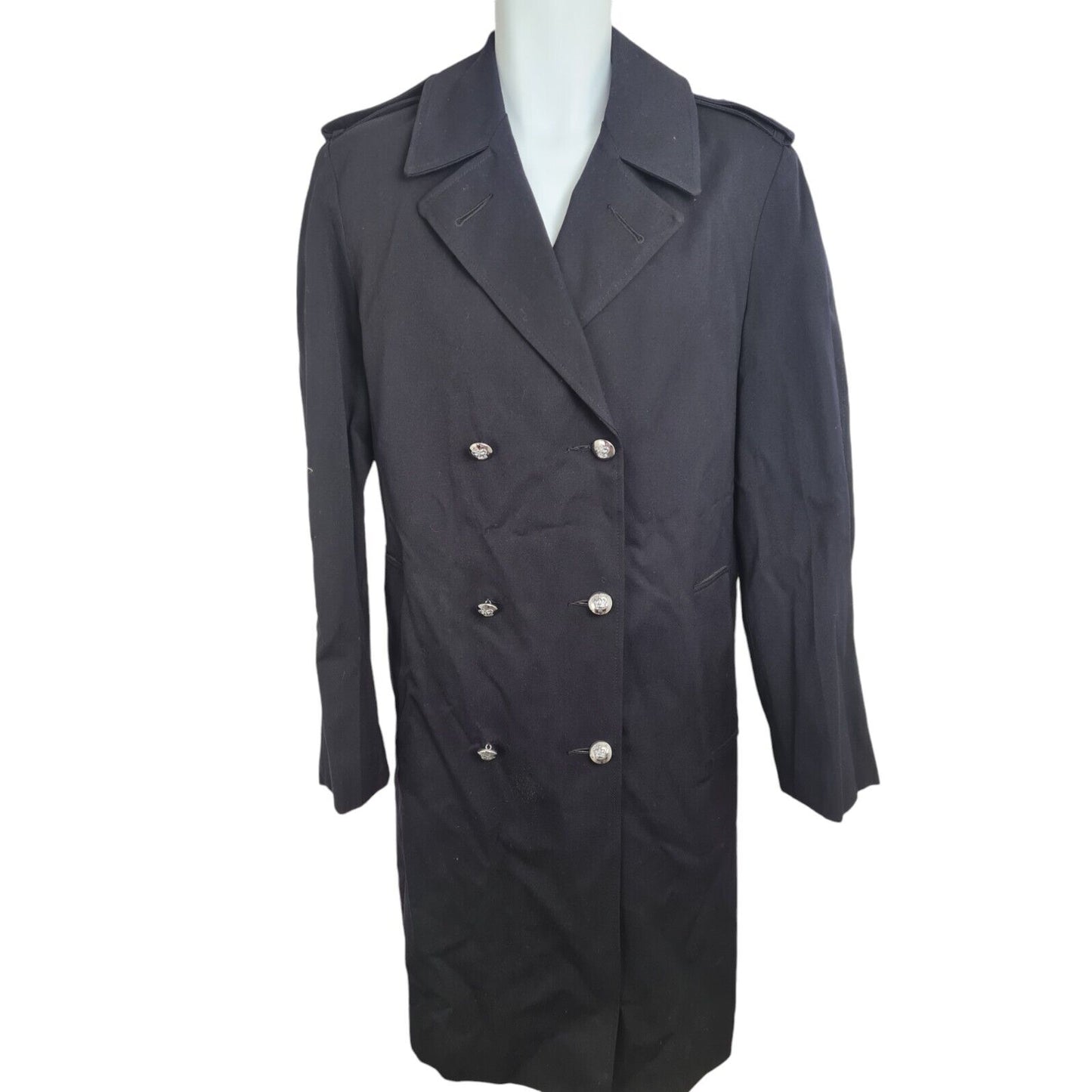 Chief Superintendent Navy Blue Dress Coat Crown Buttons & Embroidered Epaulettes
