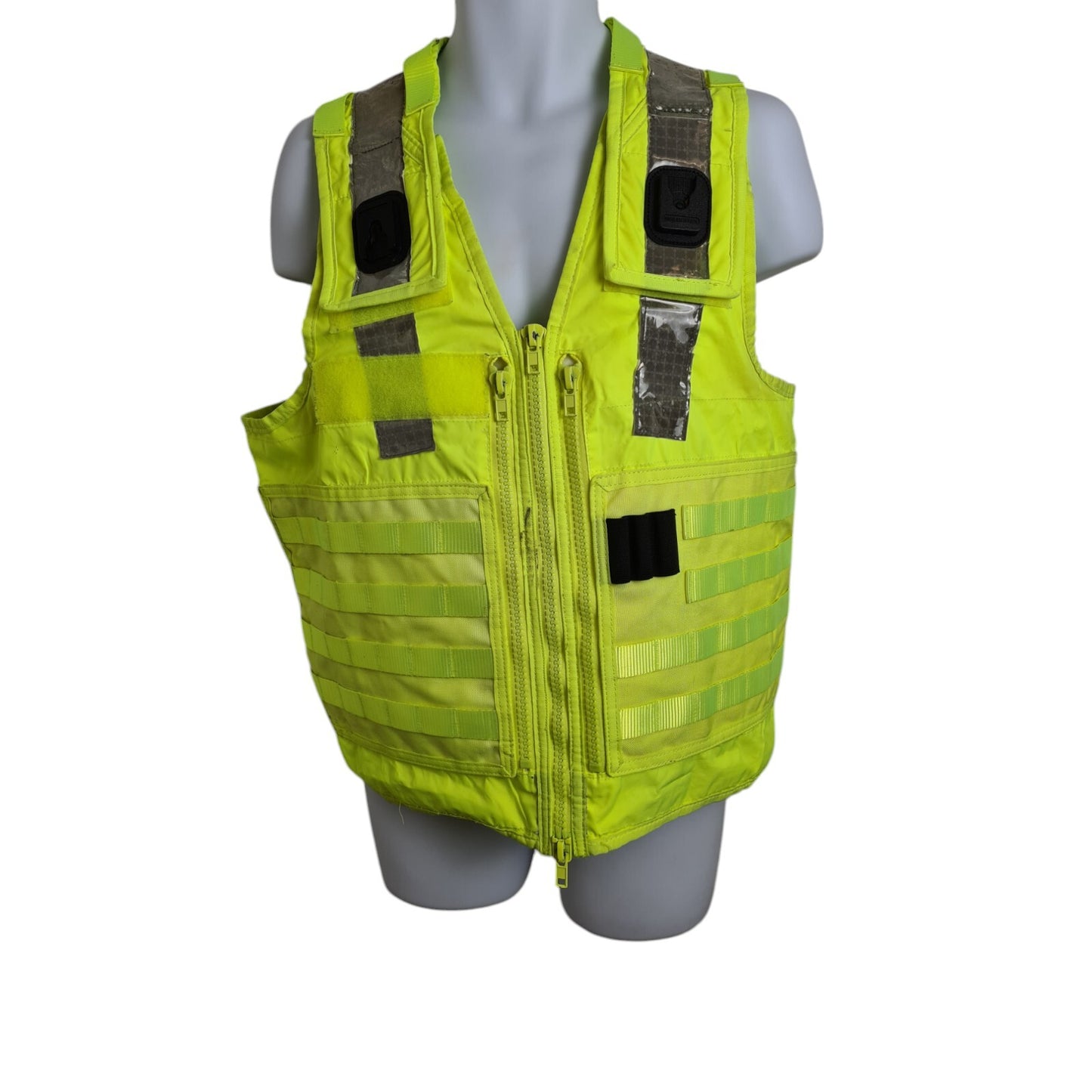 Arktis Molle Tactical Vest Utility Hi Vis Hi Viz Ex Police Security Size Small