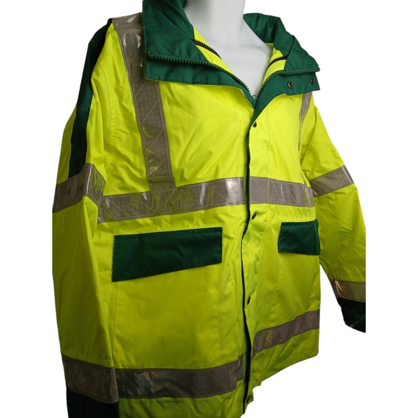 Paramedic EMT Ambulance Waterproof Jacket Hi Vis Hi Viz Reflective EN471 Class 3