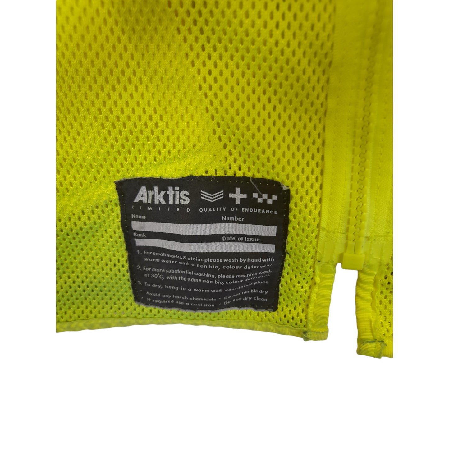 Arktis Molle Tactical Utility Vest Hi Vis Hi Viz Ex Police Security Grade B