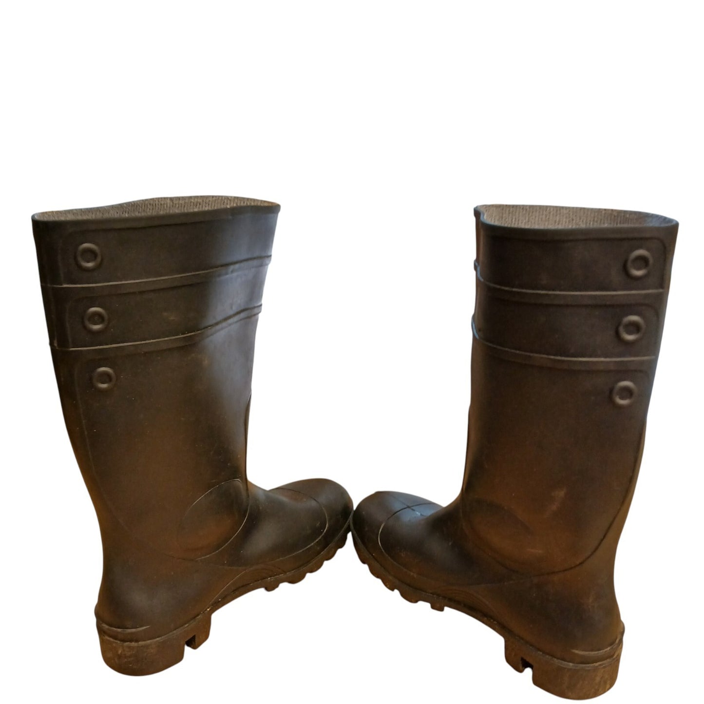 Dunlop Black Safety Wellingtons Welllie Boots Wellies Steel Toe Cap Work Size 10