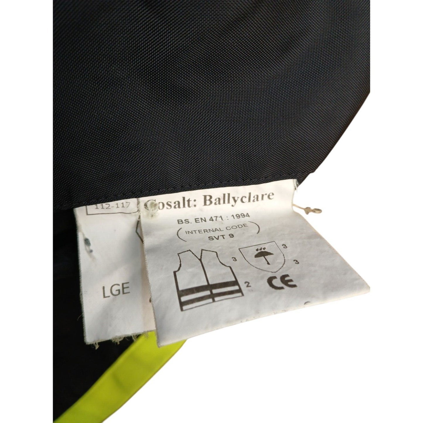 Ballyclare Goretex Jacket 3/4 Length Hi Viz Hi Vis Yellow Railway Waterproof