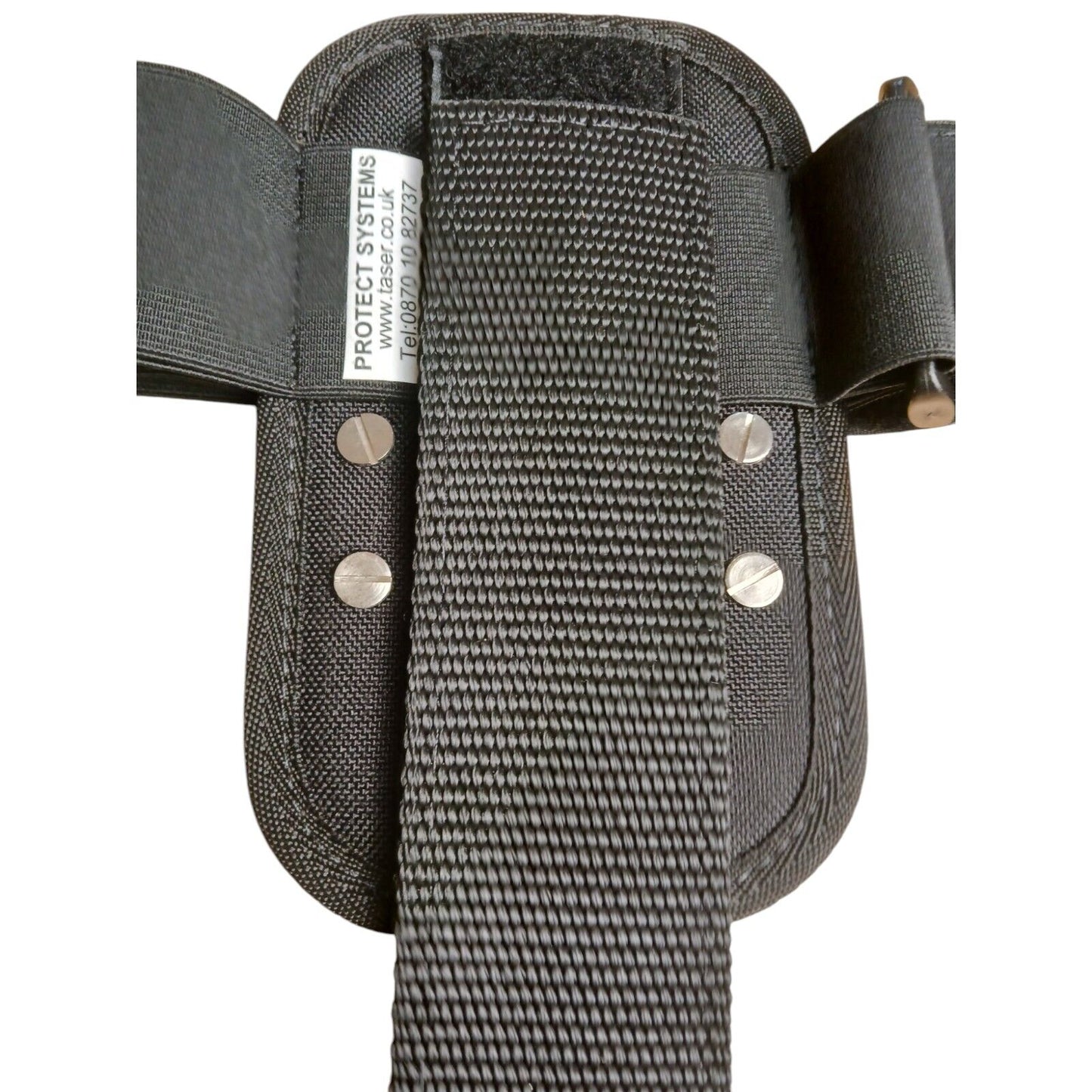 Protect Systems Drop Leg Strap Utility Holder Black Ex Police Security Nylon