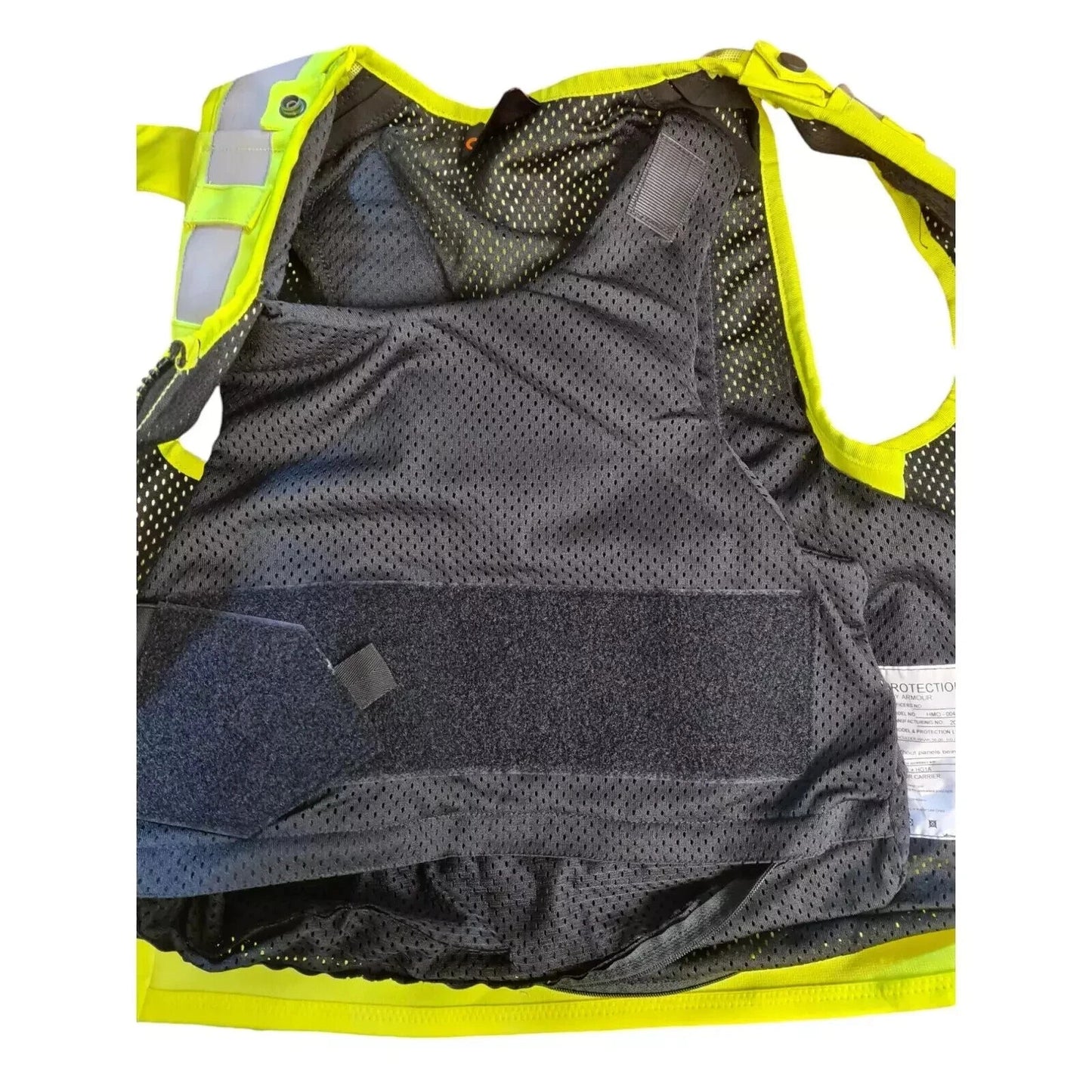 Cooneen Ballistic Armour Cover Vest Hi Viz KlickFast Security Hi Vis Police Male