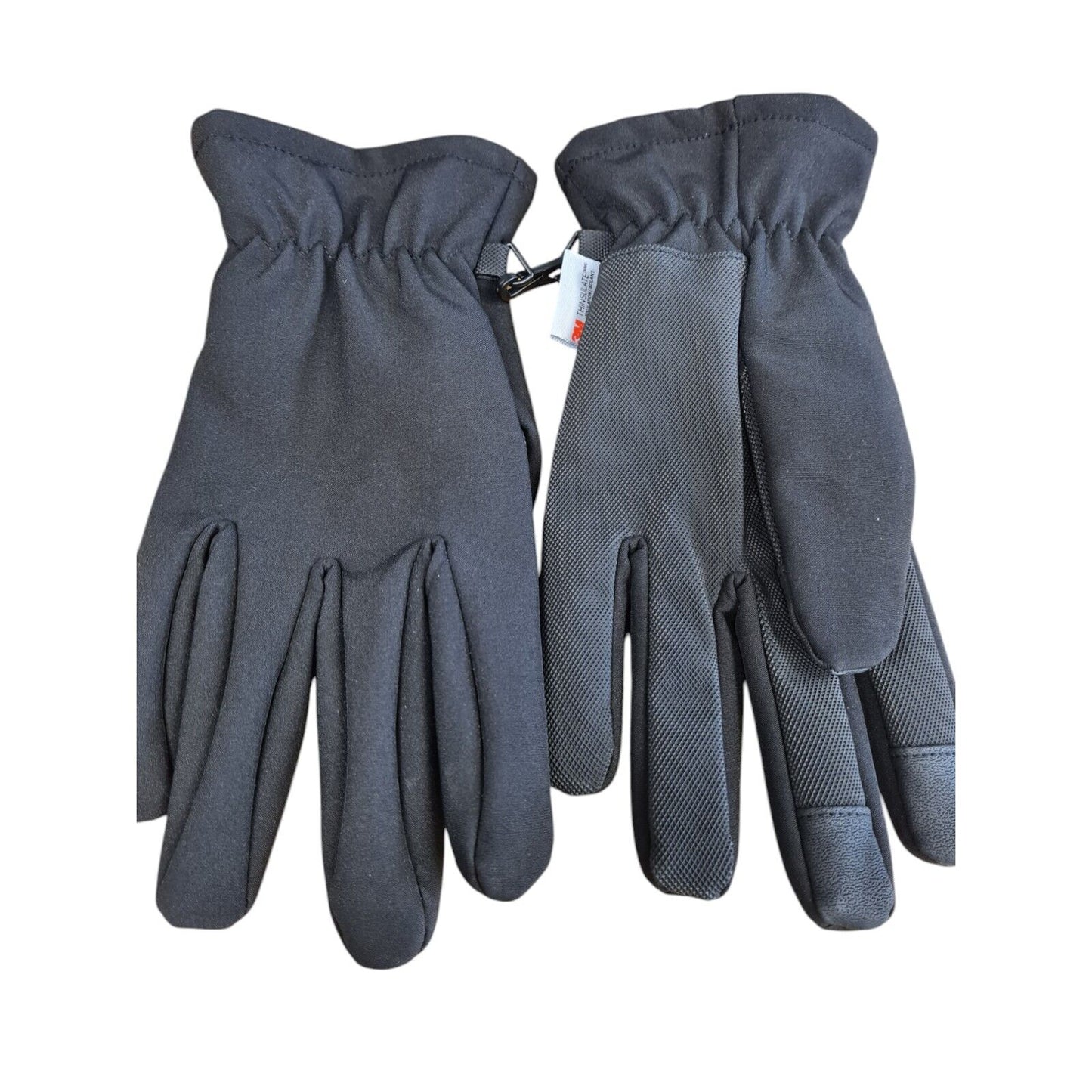 Mil-Tec Softshell Thinsulate Gloves Black Touch Screen Compatible Security