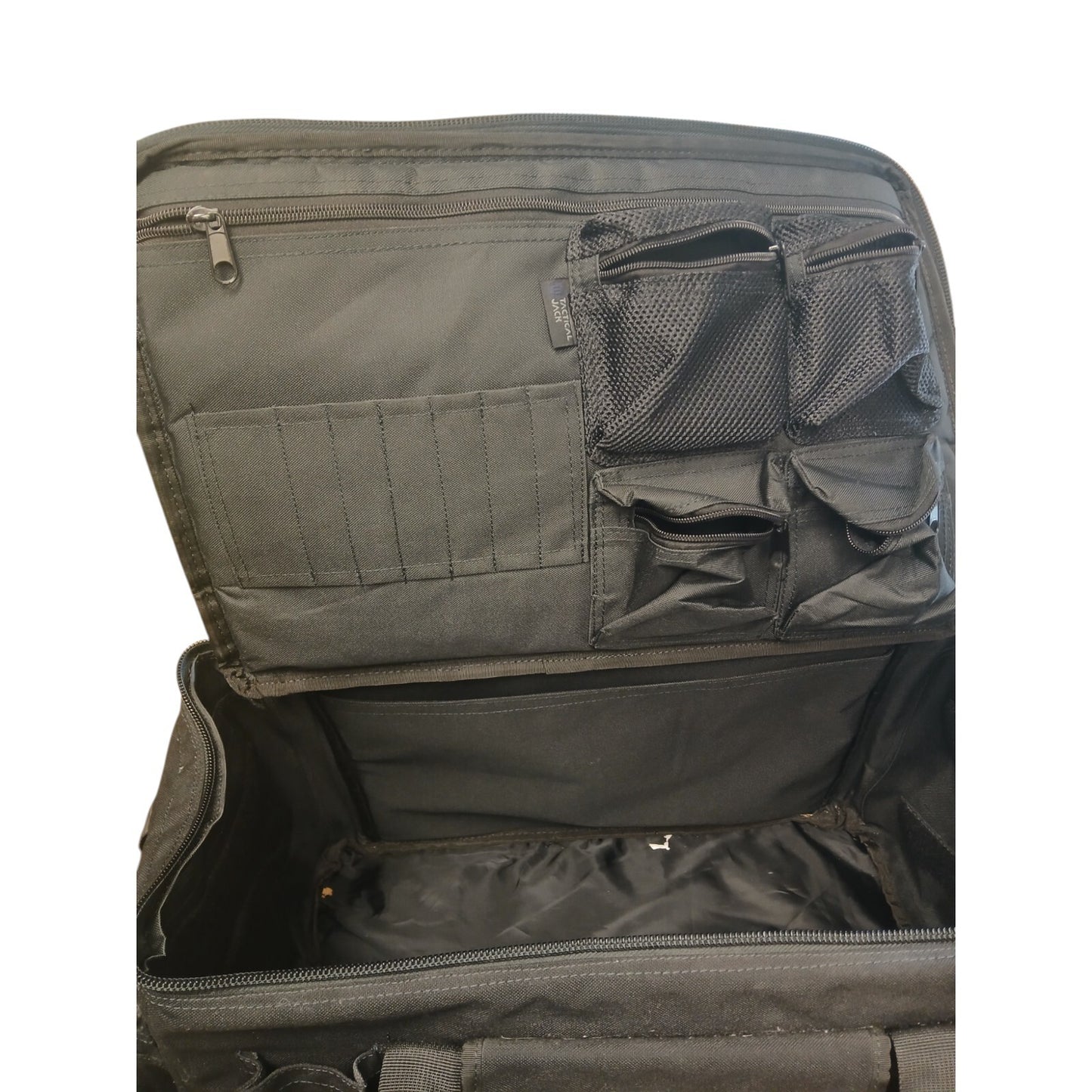Tactical Jack Holdall Bag Ridged Black Overnight Kit Bag Police Security Airsoft