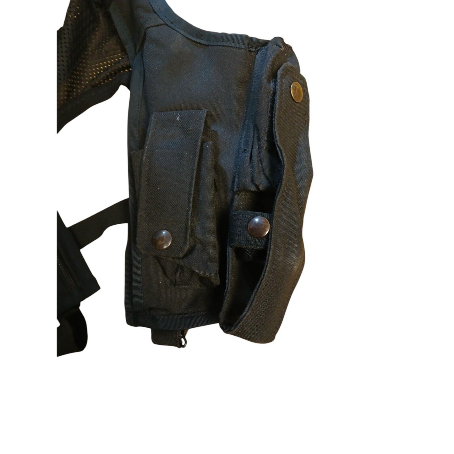KIT Overt Duty Shoulder Harness Equipment Holders Black Police Security Pouches