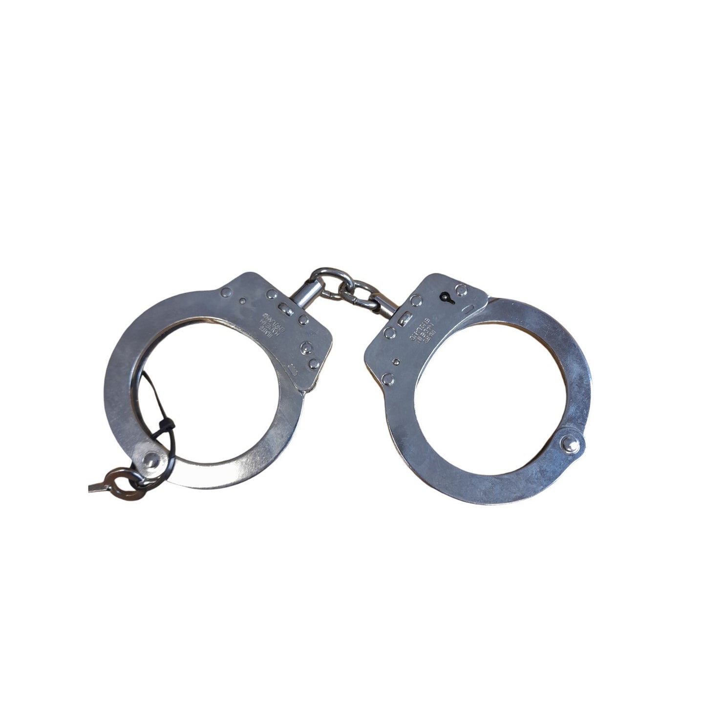 Hiatts Handcuffs Speedcuffs Superior Chain Genuine Ex Police Cuffs With 1 Key