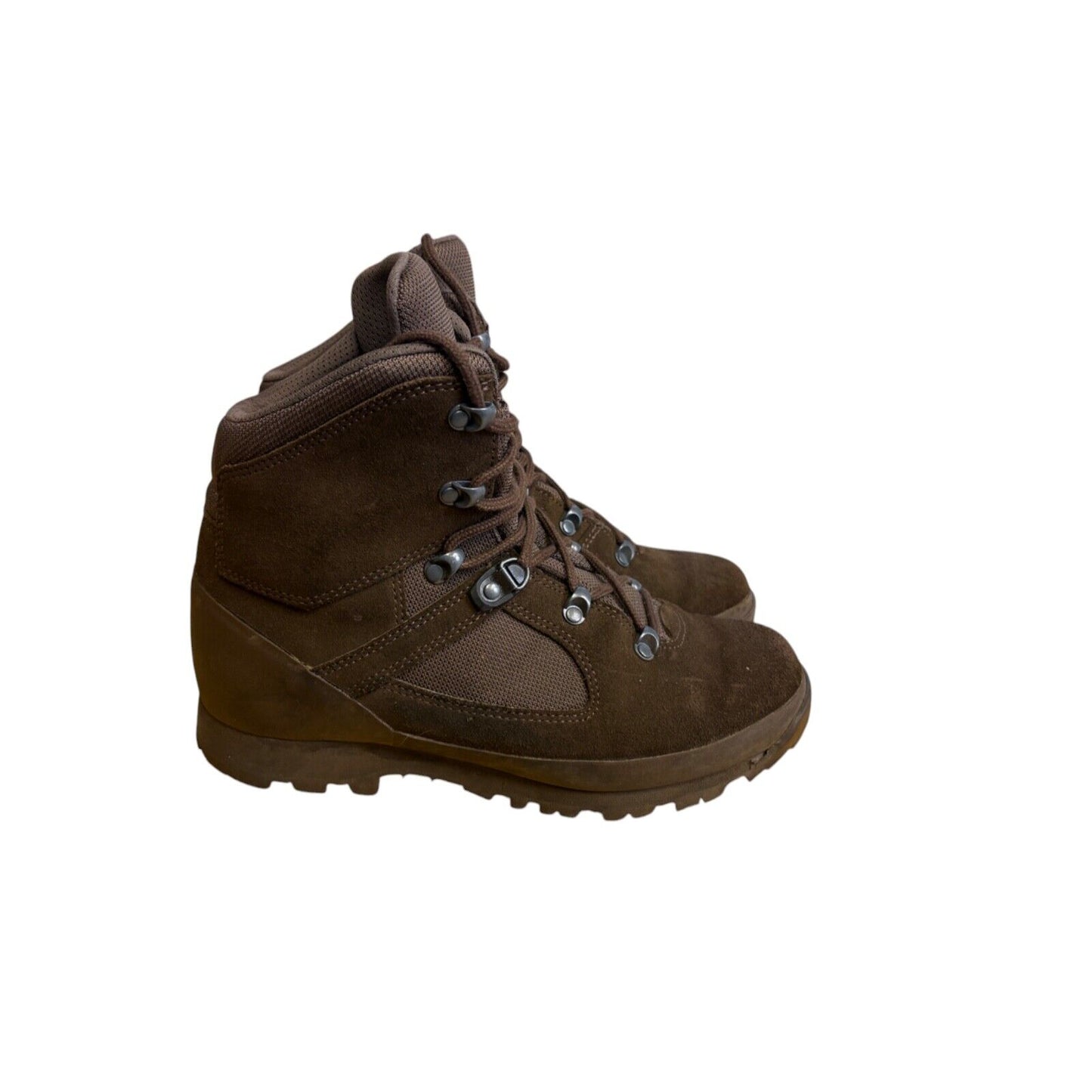 British Army HAIX Combat Boots Brown Suede Desert High Liability Size 9W