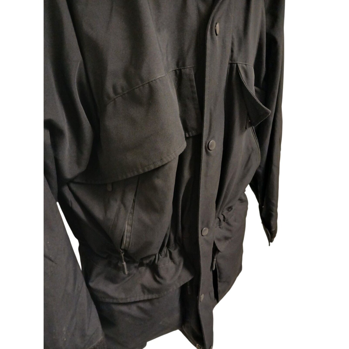 Cooneen Defence Waterproof Jacket 3/4 Length Coat Black Large Police Security