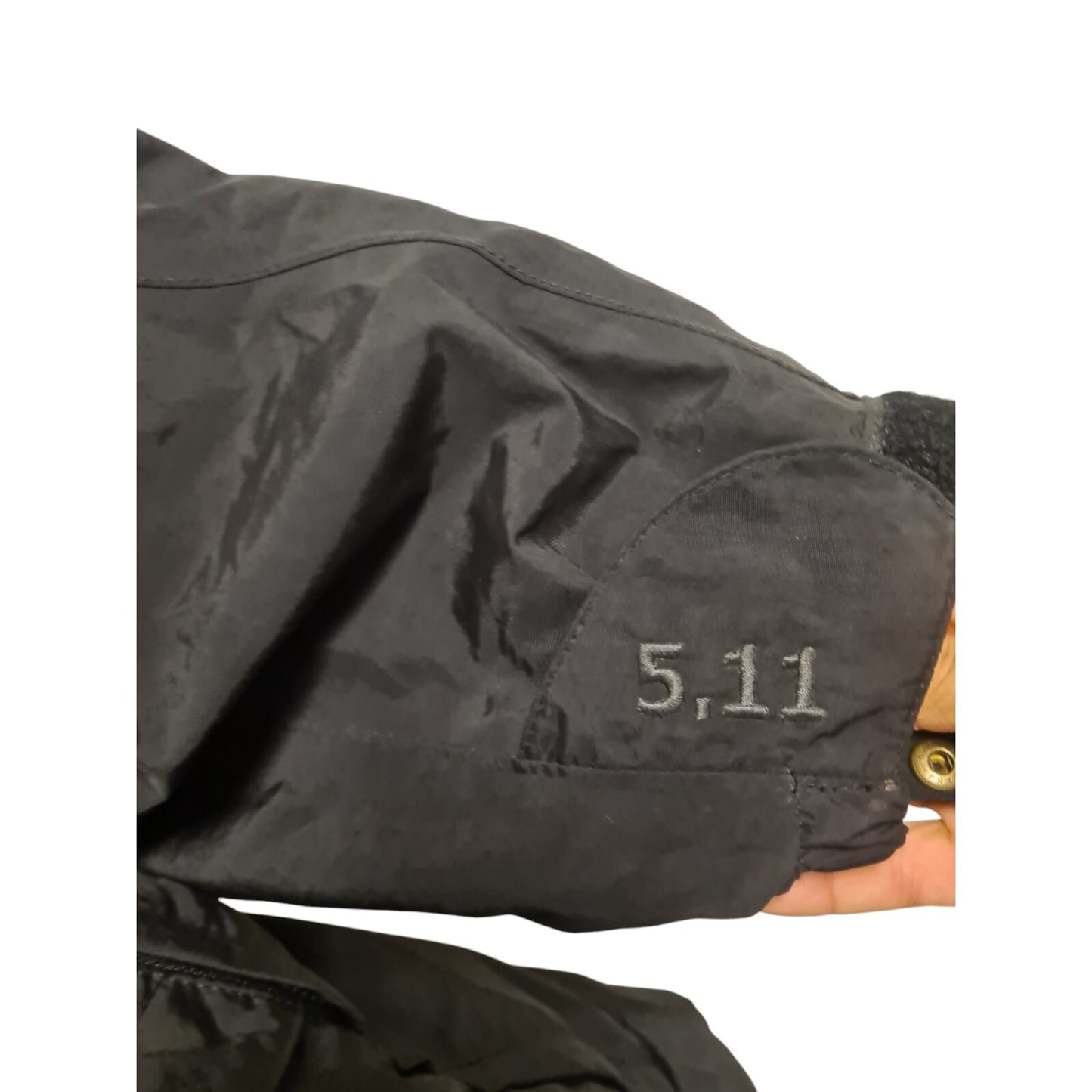 5.11 Tactical Jacket Coat Smock Hood Black Security Size L Ex Police Doorman