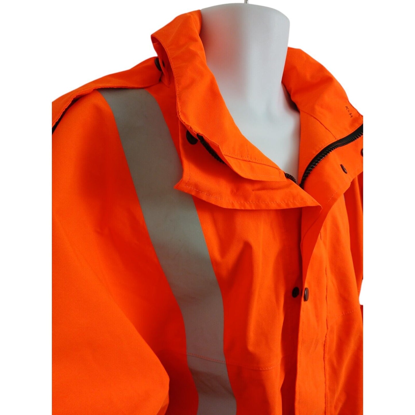 Signal Goretex 3/4 Jacket Hi Vis Hi Viz Waterproof Coat Railway Orange Large