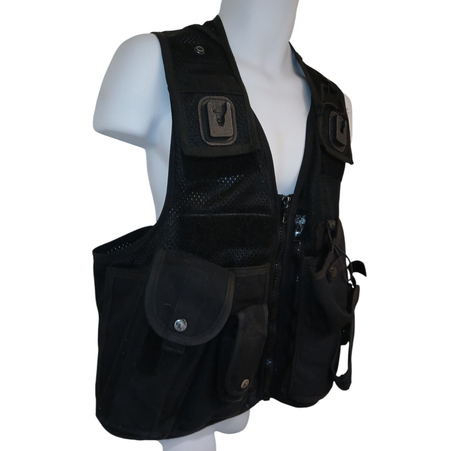 Tactical Vest With Integrated Pouches Security Police Airsoft Klickfast