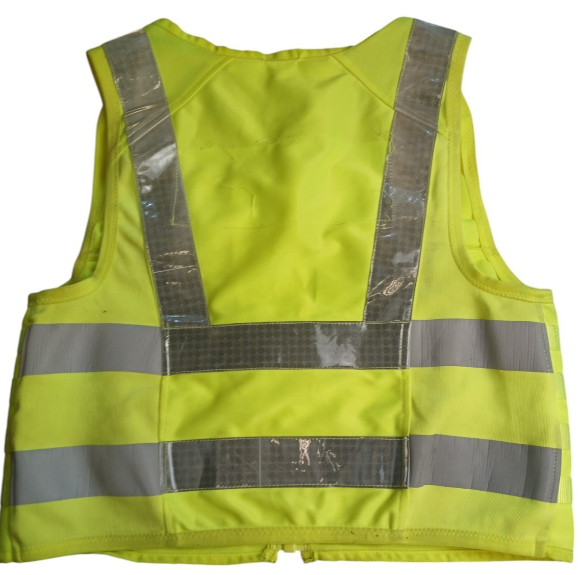 Molle Tactical Vest Utility Hi Viz Vis Security Ex Police Yaffy 982 Grade B