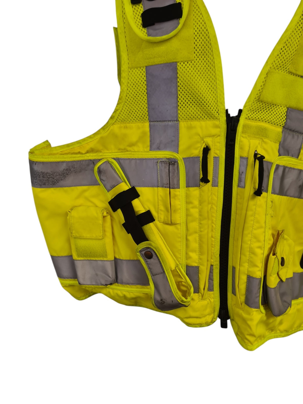 Mehler Vario System Tactical Vest Hi Vis Hi Viz built in Pouches Klickfast XXL