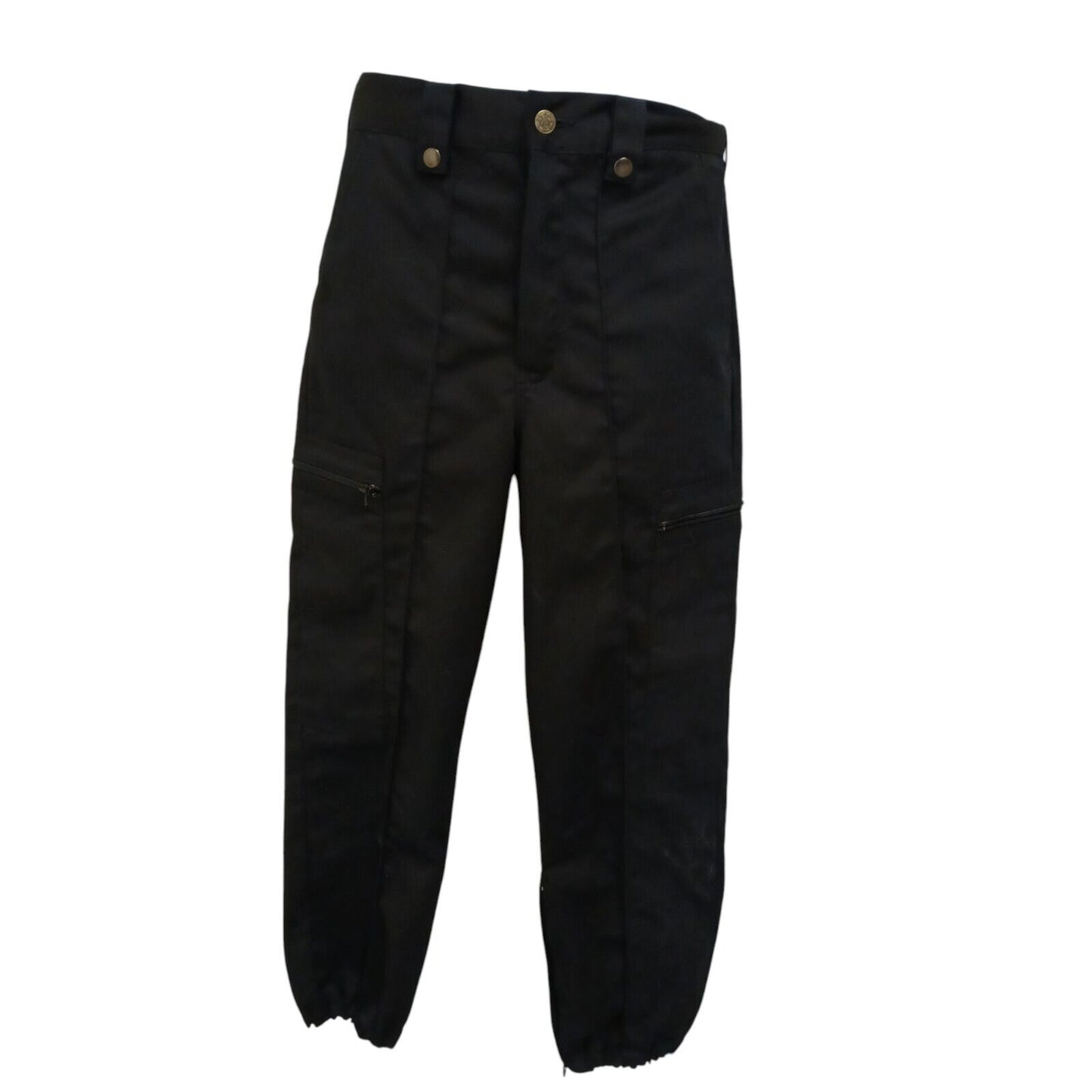 Cosalt Combat Cargo Trousers Ankle Cuff Dog Handler Security Black Ex Police