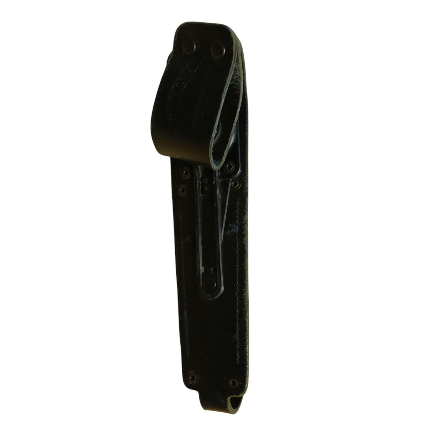 Protec Police Duty Belt With 6 Pouches Attachments Black Security Webbing (J)