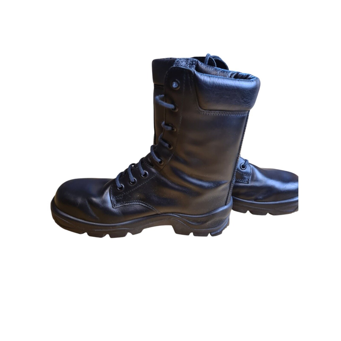 Leather Ankle Boots Combat Retro Size 7 Security Work Boot Ex Police
