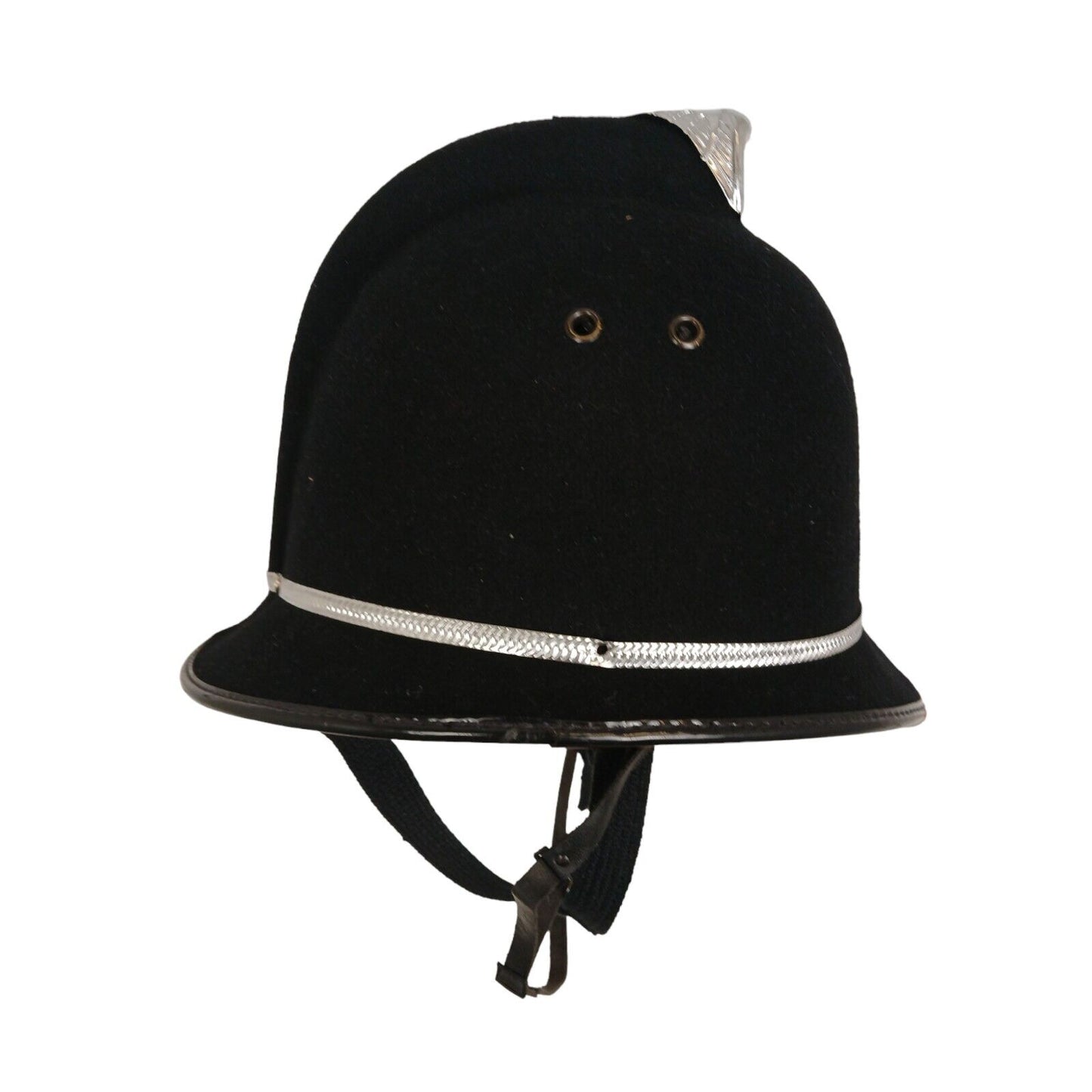 Coxcomb Top Police Helmet Custodian Memorabilia Comb Top Collector Bobby Black
