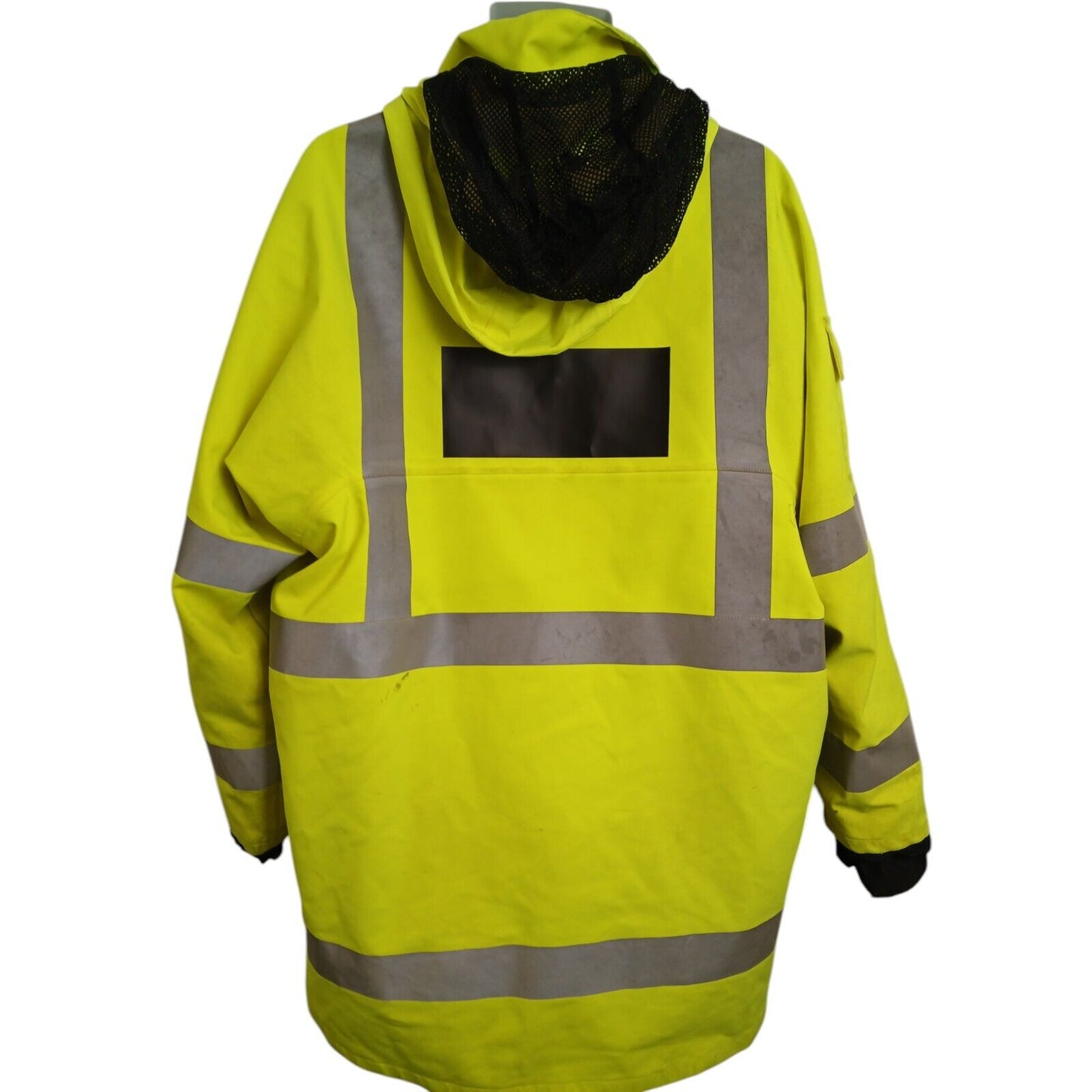 Ballyclare Goretex Jacket 3/4 Length Hi Viz Hi Vis Yellow Railway Waterproof