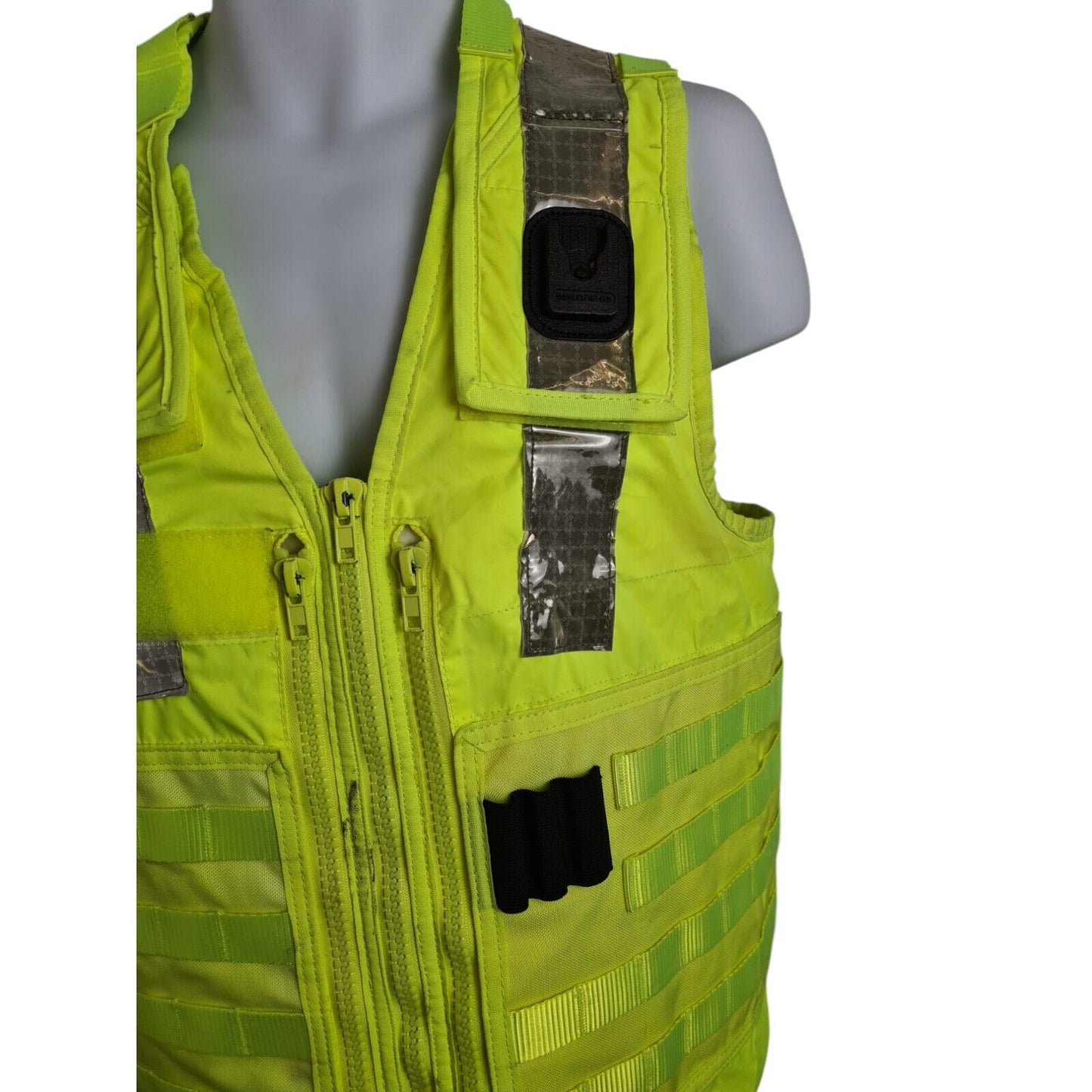 Arktis Molle Tactical Vest Utility Hi Vis Hi Viz Ex Police Security Size Small