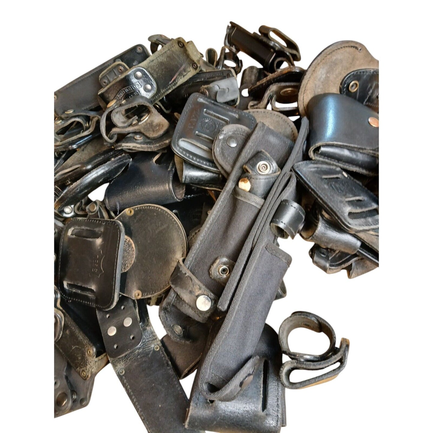 Leather Utility Belt Pouches Various x50 Klickfast Loop Police Bundle Grade B