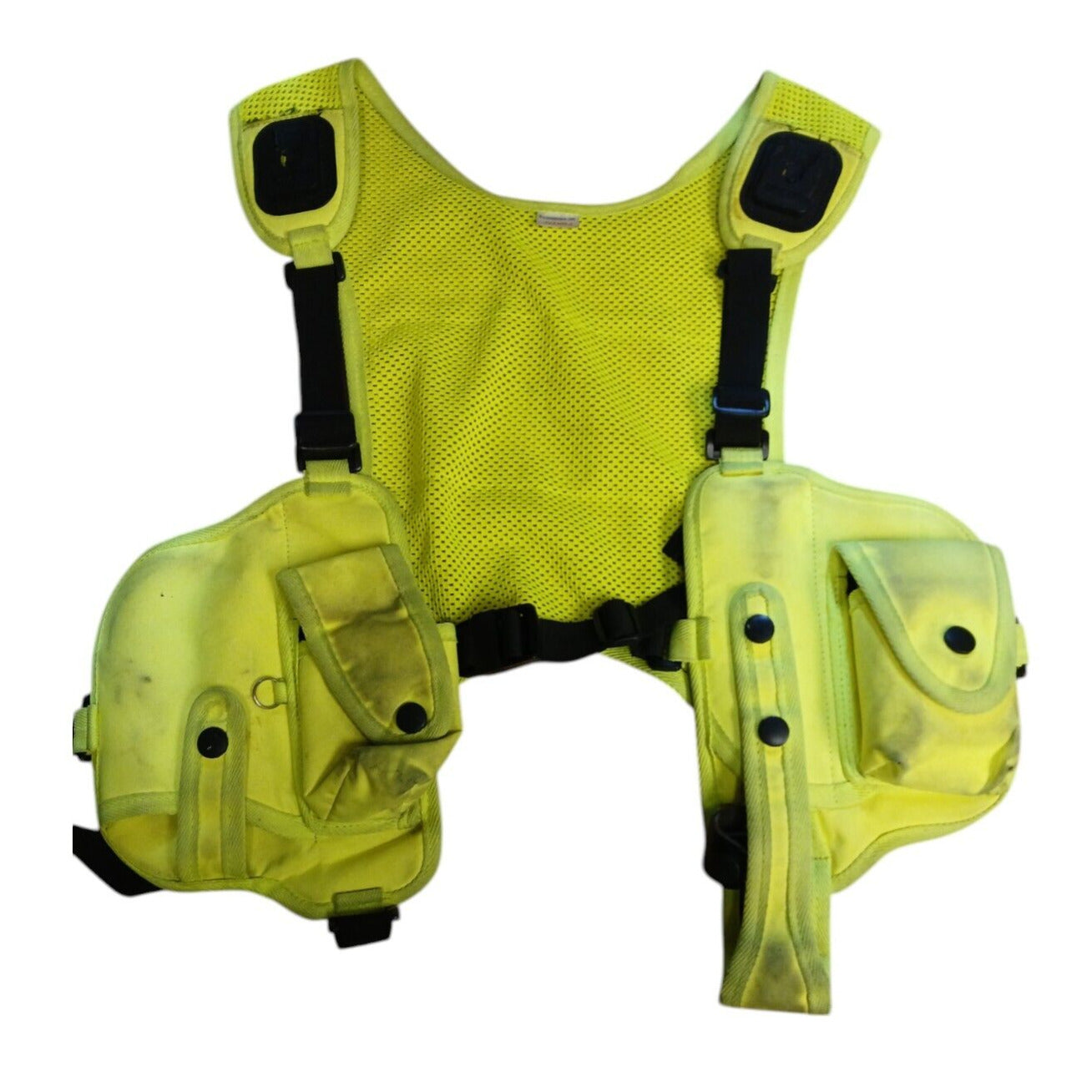 Overt Duty Shoulder Harness Protec Hi Viz Vis Equipment Holder Pouches Police (A