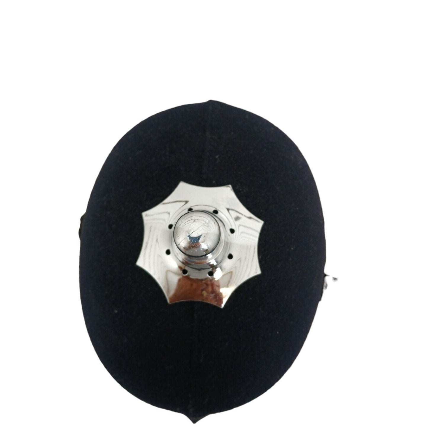 Ball Top Police Helmet Obsolete Collector Interest Memorabilia Bobby Black