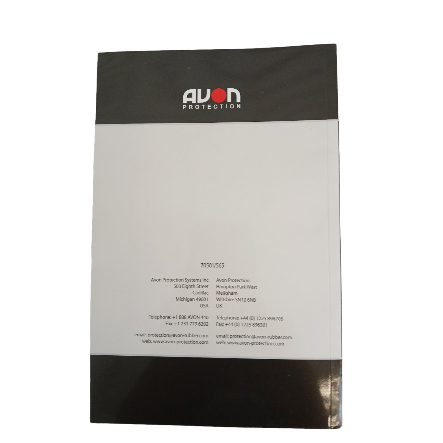 Avon User Manual C50 Air Purifying Respirator Book Paperback Police