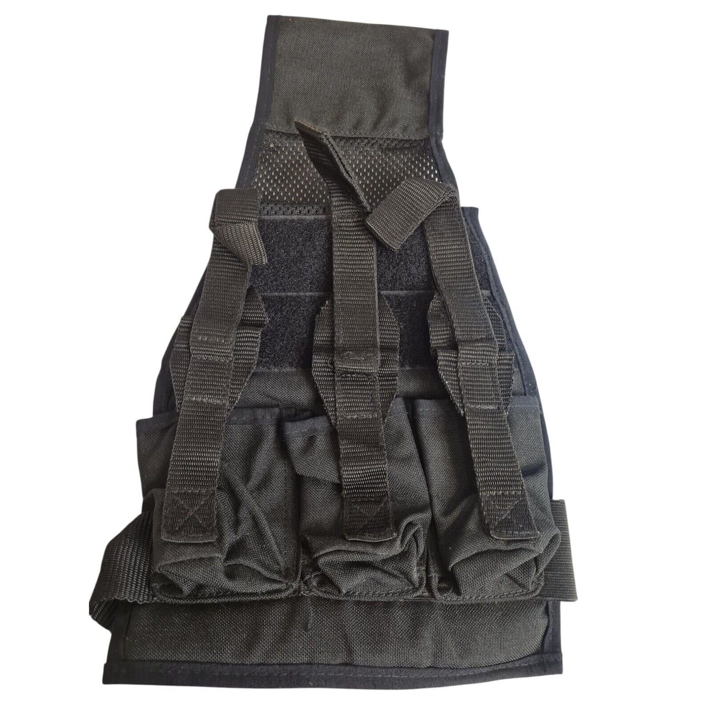 Drop Leg Pouch Belt Loop Cartridge Slots Black Tactical Airsoft Security Police