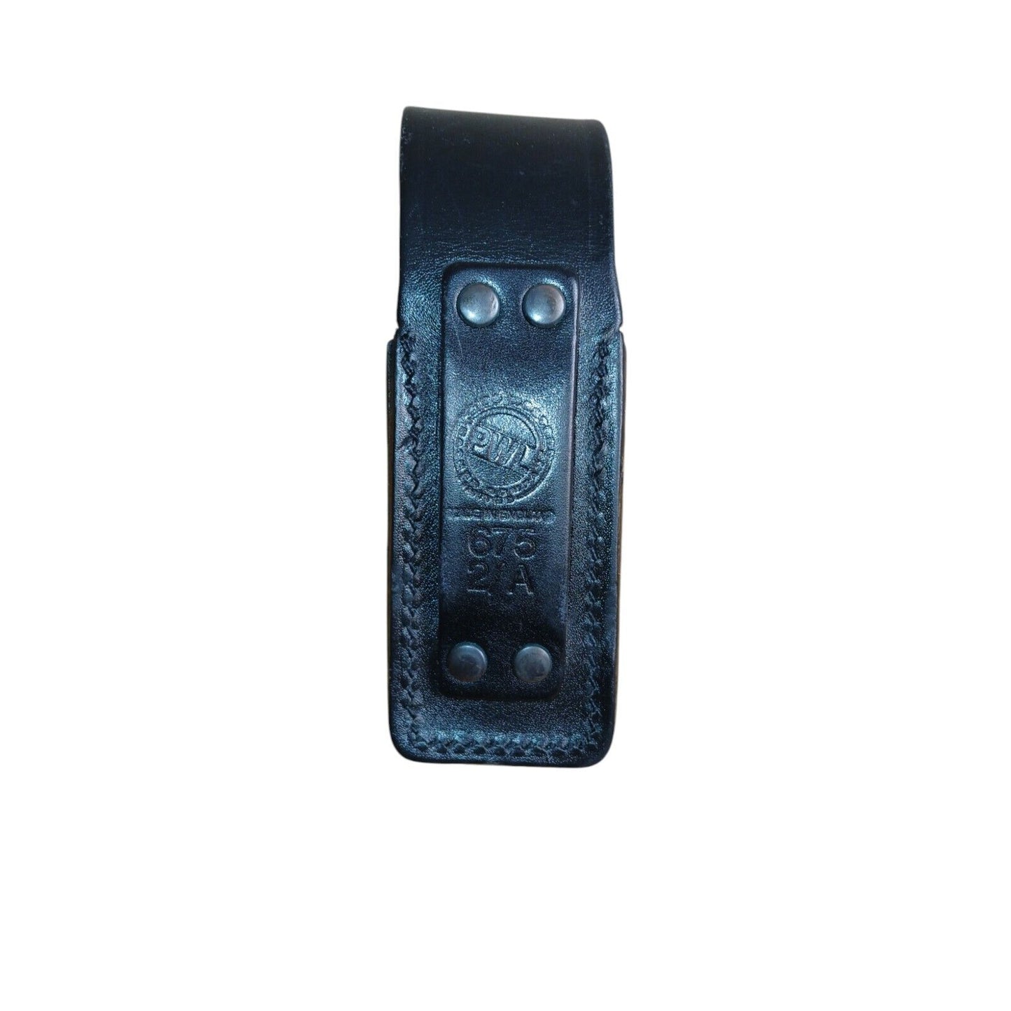 PWL 675 CS Gas Holder Holster Ex Police Belt Loop Leather Security Police Black