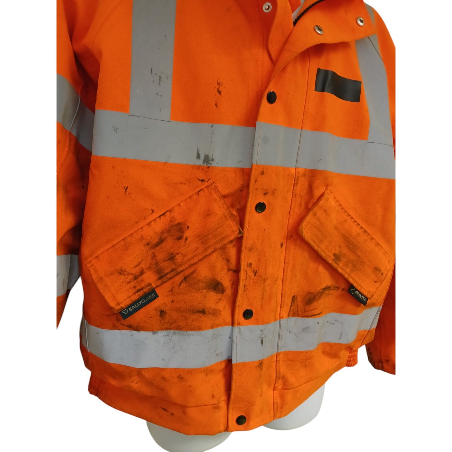 Ballyclare Goretex Hi Vis Hi Viz Bomber Jacket NR153 Waterproof Railway Grade C