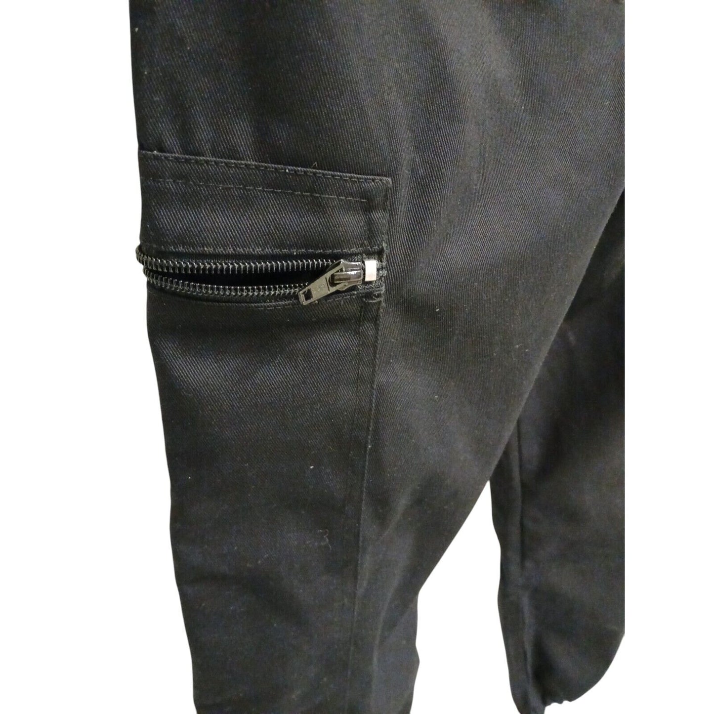 Cosalt Combat Cargo Trousers Ankle Cuff Dog Handler Security Black Ex Police