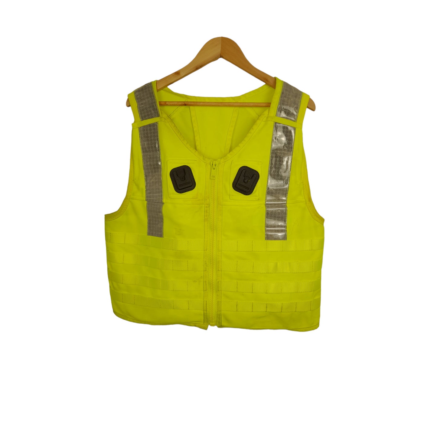 Tactical Vest Molle Utility Hi Vis Security Protection Ex police Used Yaffy 982