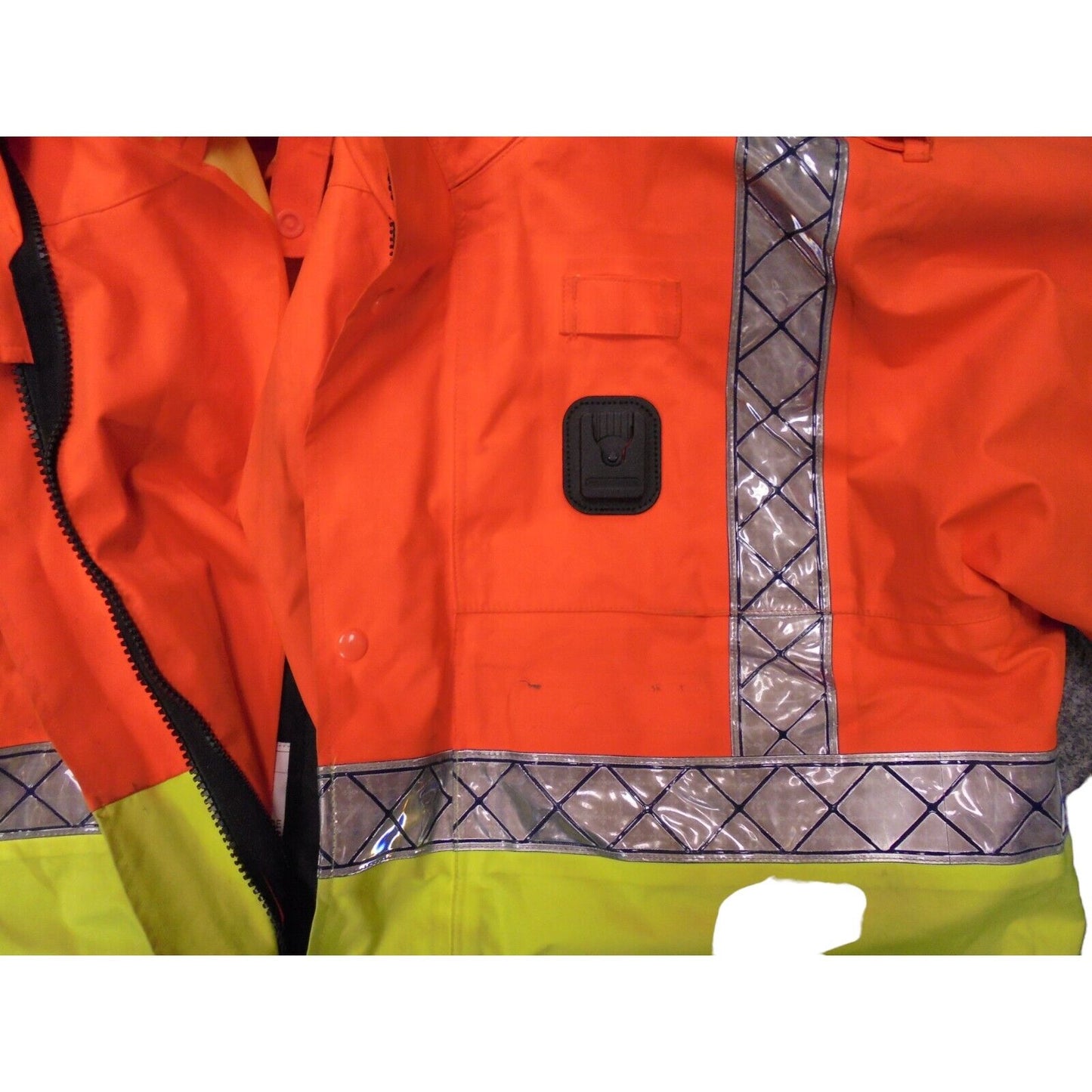 Goretex Hi Vis Class 3 3/4 Length Jacket Waterproof Motorway Highway Grade B