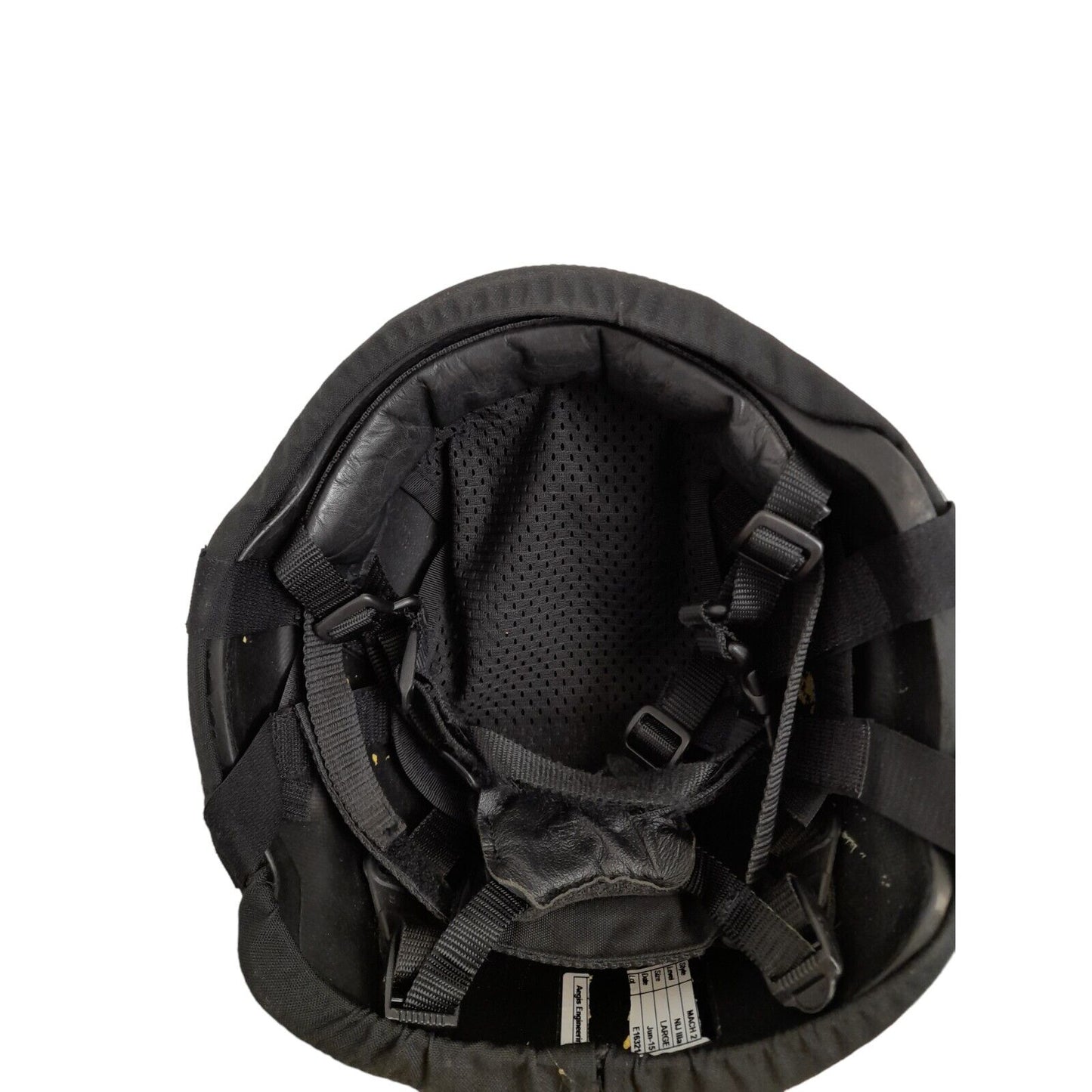 Aegis Engineering Ballistic Helmet Black Size Large Ex Police