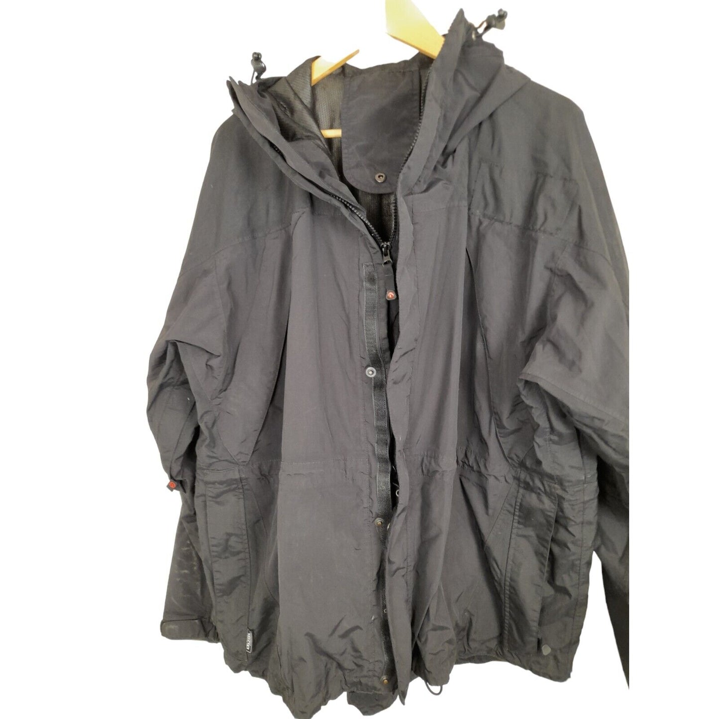 Keela System Dual Protection Jacket Ex Police Waterproof Anorak Security Black