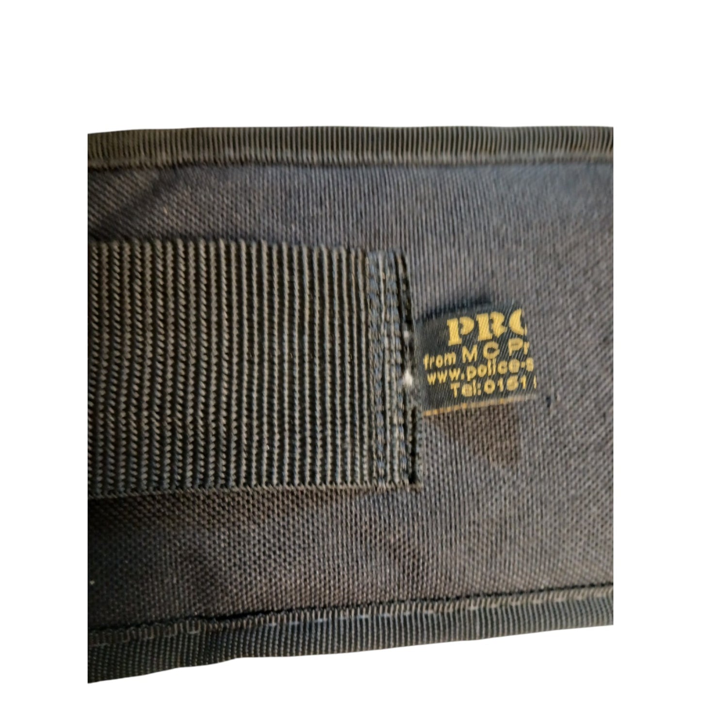 Protec Rigid Handcuff Pouch Belt Loop Black Ex Police Tactical Webbing