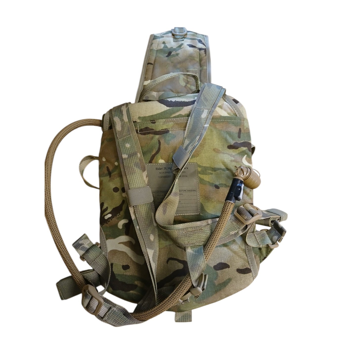 Hydration Pack Pouch British Army Virtus Rider 3L MTP Camo Camelbak System Molle