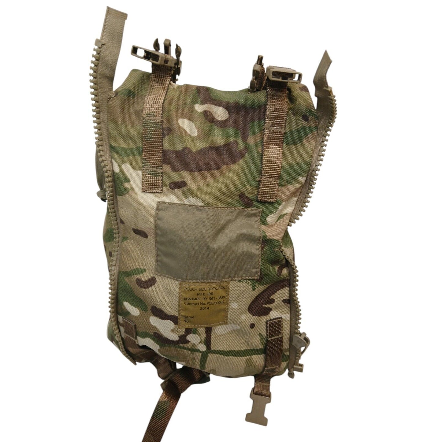 British Army Bergen Side Pouch MTP Rucksack Pouches Camo IRR Utilitiy Webbing