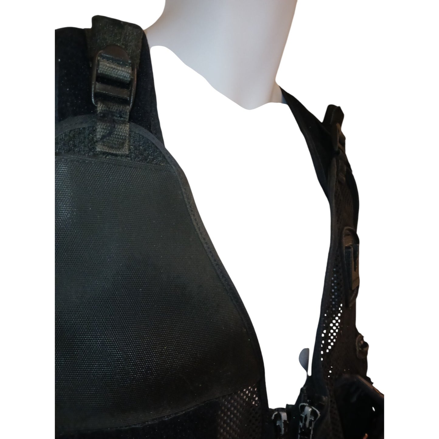 PWL Tactical Vest With Pouches Tactical Security Ex Police Airsoft Grade B