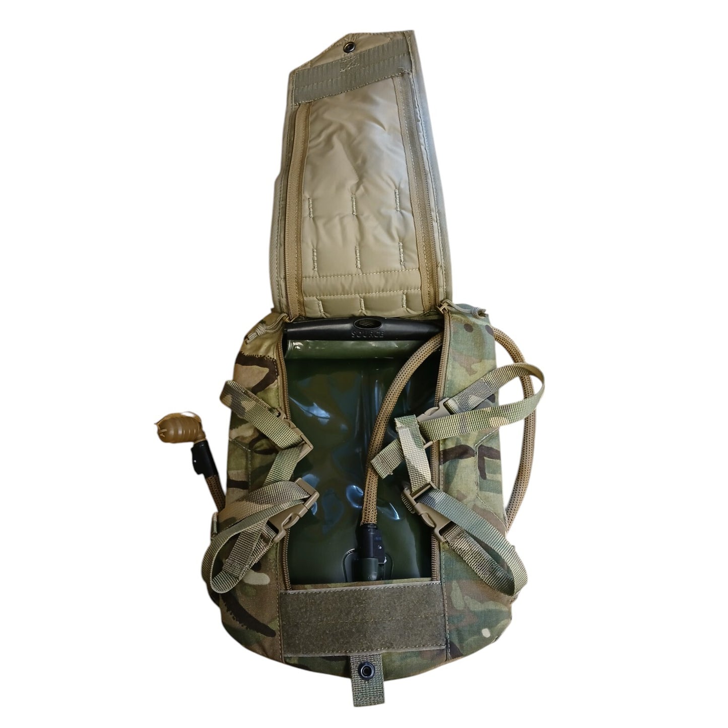 Hydration Pack Pouch British Army Virtus Rider 3L MTP Camo Camelbak System Molle