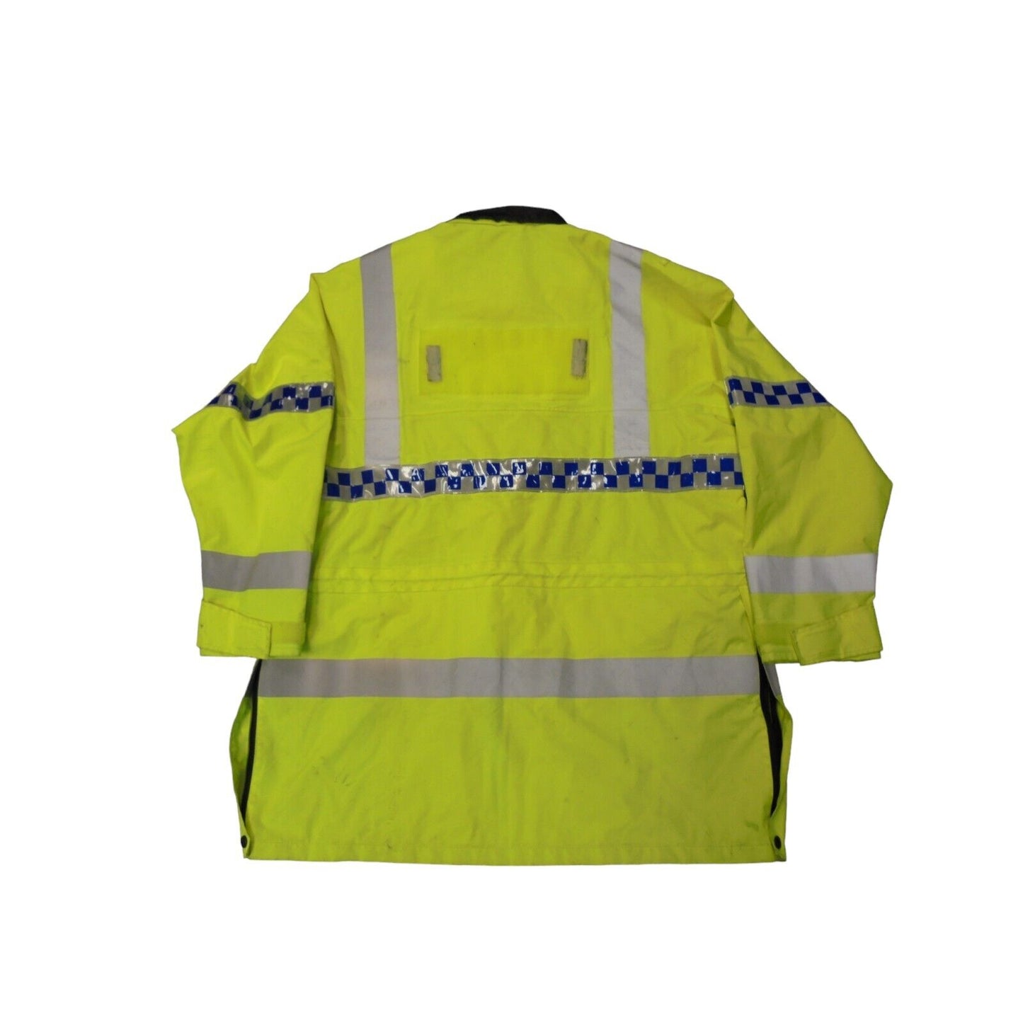 Hi Viz Jacket 3/4 Length Yaffy Waterproof Coat Police Hi Vis Security Emergency
