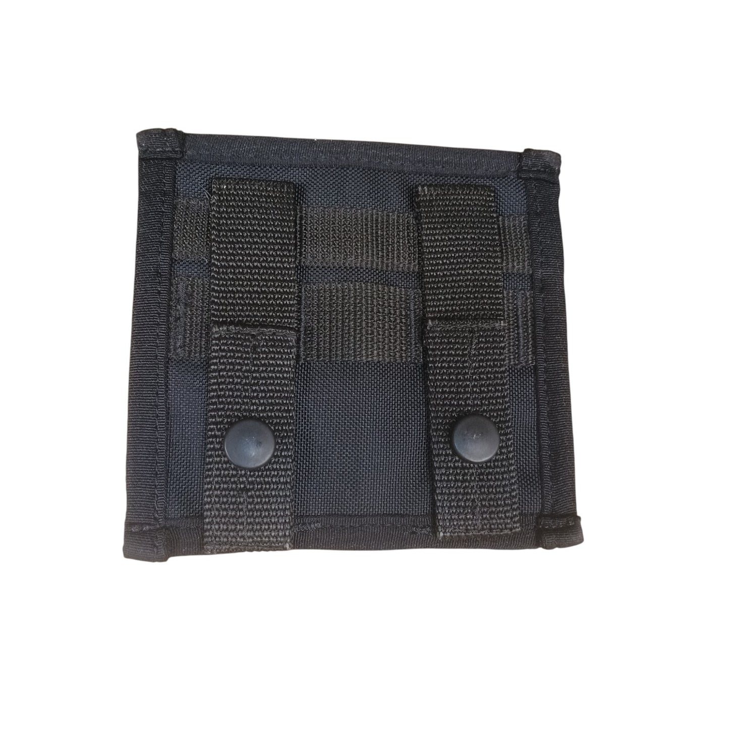 Molle Tactical Elastic Duel Utility Pouch Black Ex Police Security Equipment