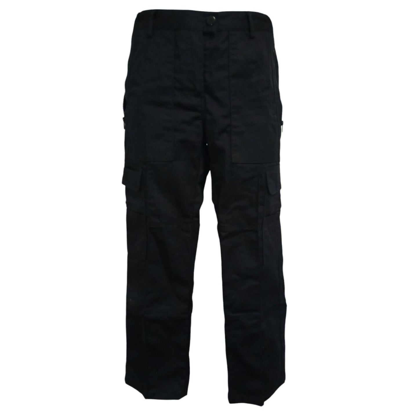 Combat Cargo Work Trousers Black Ex Police Womens Paintball Security Grade 1