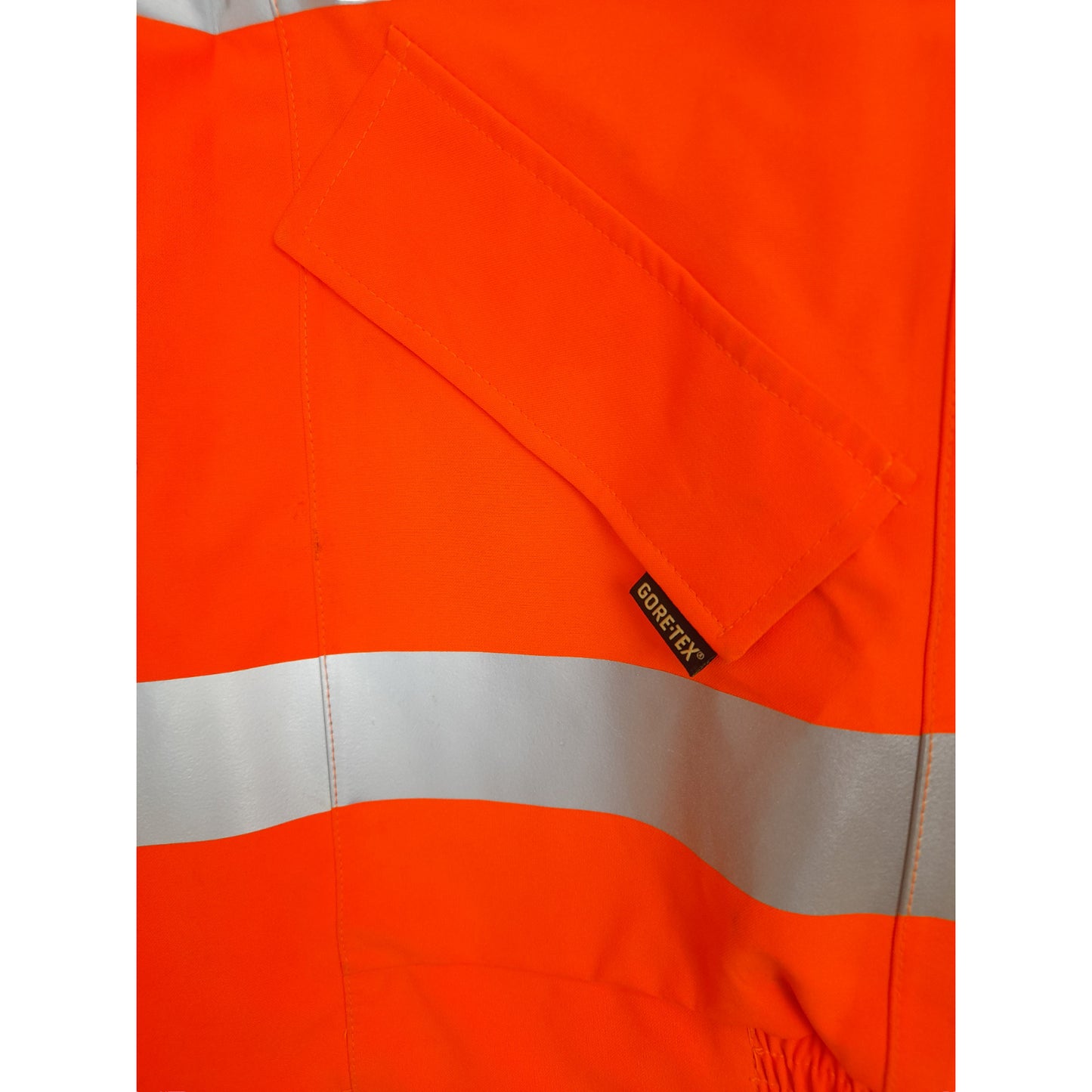 Cosalt Goretex Hi Vis Hi Viz Bomber Jacket HV65 Waterproof Railway Orange
